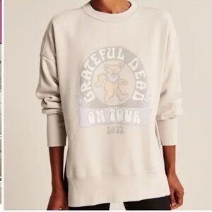 Abercrombie Sz XL Grateful Dead Graphic Crewneck Sweatshirt